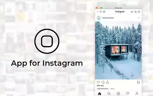 ChromeウェブストアからDM付きのInstagramアプリをOffiDocs Chromiumでオンラインで実行