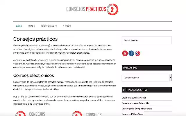 Applicación de Consejos Prácticos from Chrome web store to be run with OffiDocs Chromium online Applicación de Consejos Prácticos from Chrome web store to be run with OffiDocs Chromium online