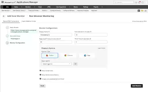 Applications Manager Web Transaction (RBM) Recorder  from Chrome web store to be run with OffiDocs Chromium online