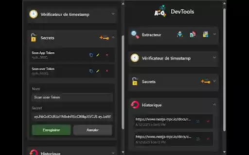 App O² DevTools  from Chrome web store to be run with OffiDocs Chromium online