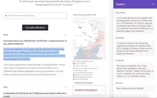 Apprendr | French Learning Assistant  from Chrome web store to be run with OffiDocs Chromium online