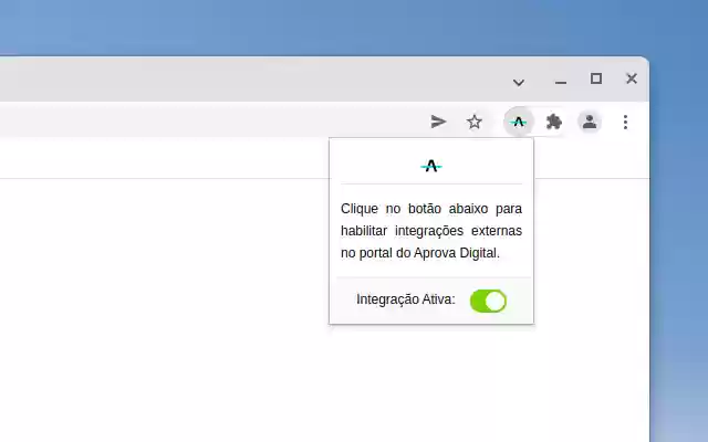 Aprova Digital Integrações  from Chrome web store to be run with OffiDocs Chromium online