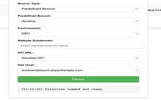 APR Quick Deploy  from Chrome web store to be run with OffiDocs Chromium online