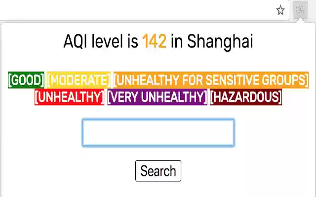 AQI Detector  from Chrome web store to be run with OffiDocs Chromium online