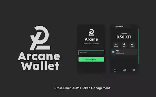 Arcane Wallet  from Chrome web store to be run with OffiDocs Chromium online