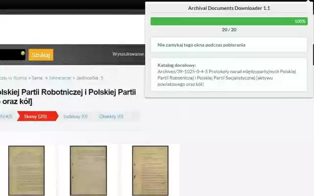Archival Documents Downloader from Chrome web store to be run with OffiDocs Chromium online Archival Documents Downloader from Chrome web store to be run with OffiDocs Chromium online