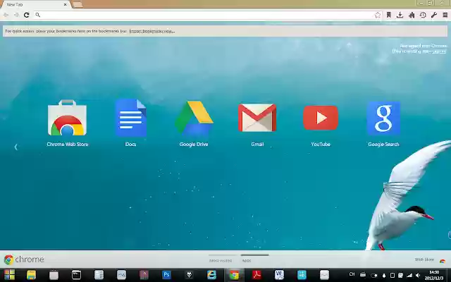 Arctic Tern Theme  from Chrome web store to be run with OffiDocs Chromium online