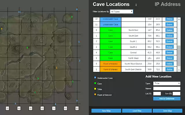 Ark Map Evolved  from Chrome web store to be run with OffiDocs Chromium online