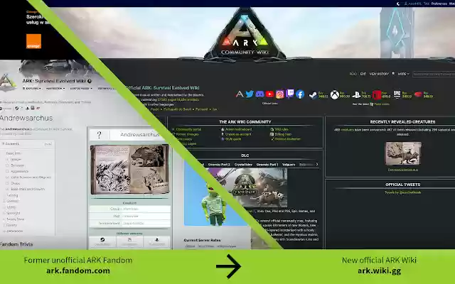 ARK Wiki Redirection from Chrome web store to be run with OffiDocs Chromium online ARK Wiki Redirection from Chrome web store to be run with OffiDocs Chromium online