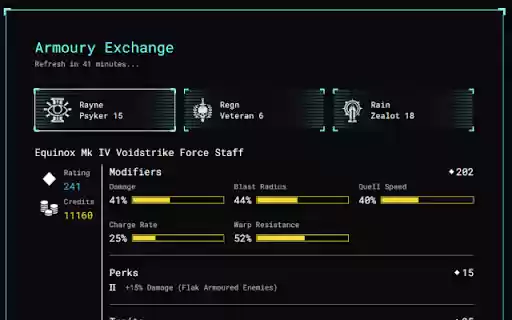 Armoury Exchange  from Chrome web store to be run with OffiDocs Chromium online