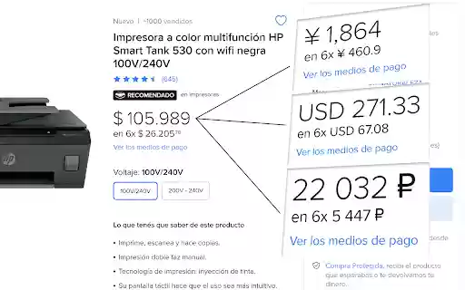 ARS: Currency Converter  from Chrome web store to be run with OffiDocs Chromium online