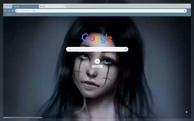 Art Girl with blue eyes  from Chrome web store to be run with OffiDocs Chromium online