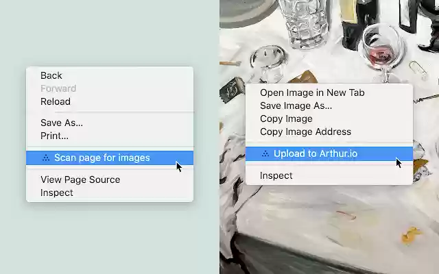 Arthur Upload aus dem Chrome-Webshop zur Ausführung mit OffiDocs Chromium online