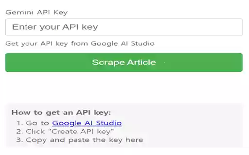Article Scraper to Word  from Chrome web store to be run with OffiDocs Chromium online