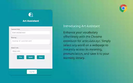 articulate.xyz  from Chrome web store to be run with OffiDocs Chromium online
