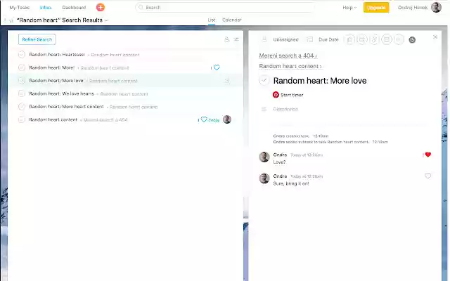 Asana Simple Hearts  from Chrome web store to be run with OffiDocs Chromium online
