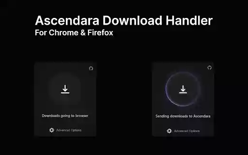 Ascendara Download Handler  from Chrome web store to be run with OffiDocs Chromium online