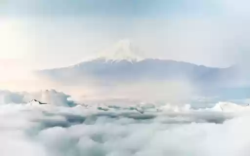 Ascent to Fujis Summit Above the Clouds  from Chrome web store to be run with OffiDocs Chromium online