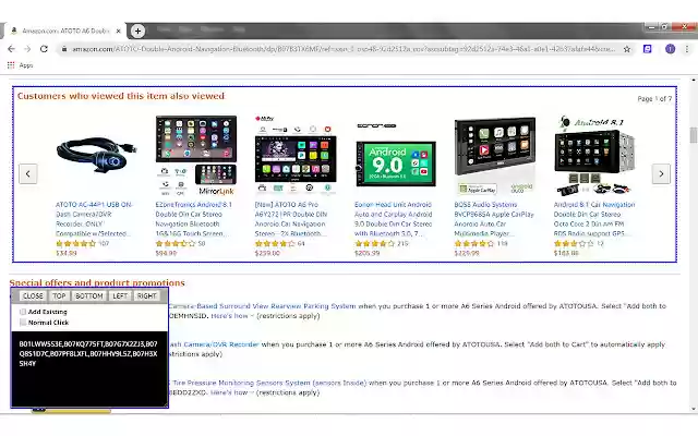 ASIN Collector  from Chrome web store to be run with OffiDocs Chromium online ASIN Collector  from Chrome web store to be run with OffiDocs Chromium online