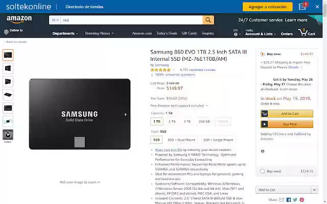 Asistente para cotizaciones de SoltekOnline  from Chrome web store to be run with OffiDocs Chromium online