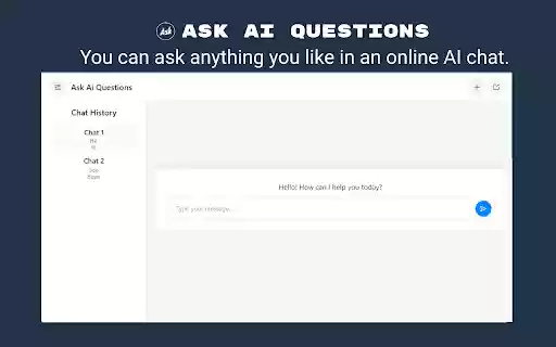 Ask Ai Questions  from Chrome web store to be run with OffiDocs Chromium online
