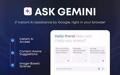Ask Gemini  from Chrome web store to be run with OffiDocs Chromium online