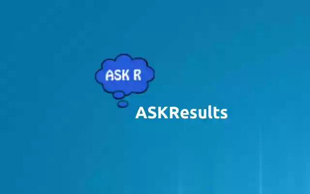 ASKResults from Chrome web store to be run with OffiDocs Chromium online ASKResults from Chrome web store to be run with OffiDocs Chromium online