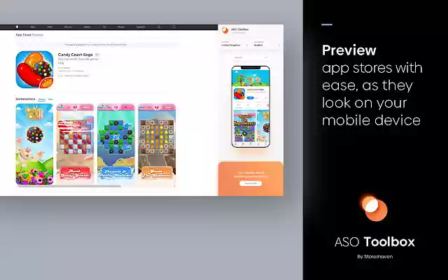 ASO Toolbox by StoreMaven from Chrome web store to be run with OffiDocs Chromium online ASO Toolbox by StoreMaven from Chrome web store to be run with OffiDocs Chromium online