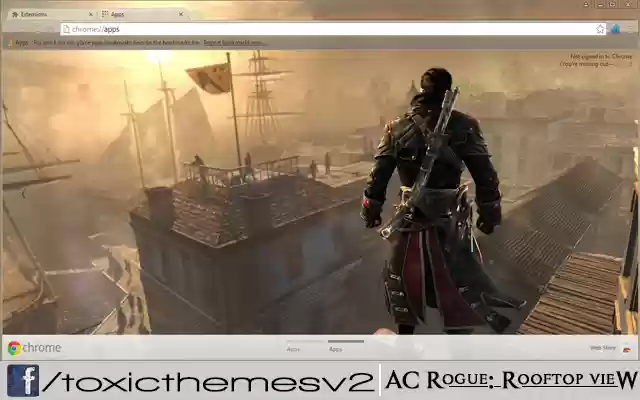 Assassins Creed Rogue Rooftop View  from Chrome web store to be run with OffiDocs Chromium online