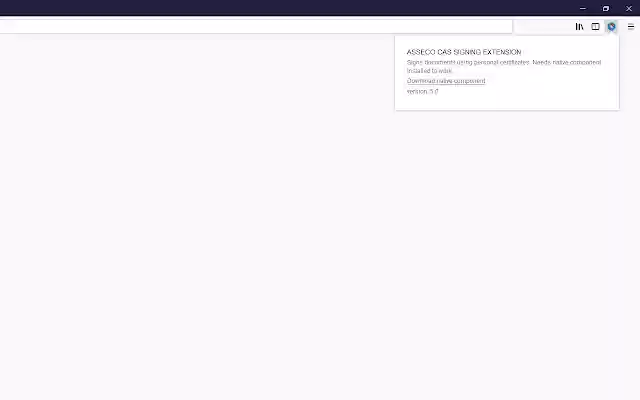 Asseco Signing Tool  from Chrome web store to be run with OffiDocs Chromium online