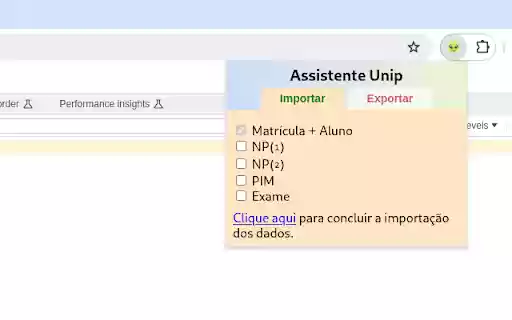 Assistente Unip  from Chrome web store to be run with OffiDocs Chromium online
