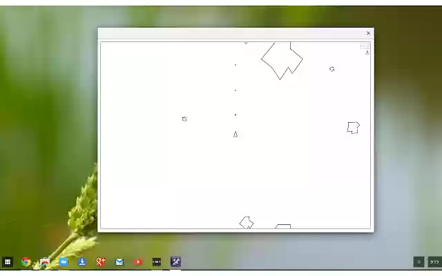 Asteroids  from Chrome web store to be run with OffiDocs Chromium online