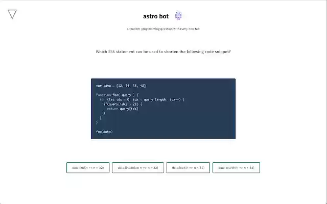 Astro Bot  from Chrome web store to be run with OffiDocs Chromium online