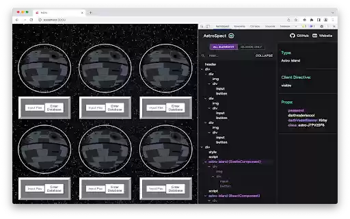 AstroSpect  from Chrome web store to be run with OffiDocs Chromium online