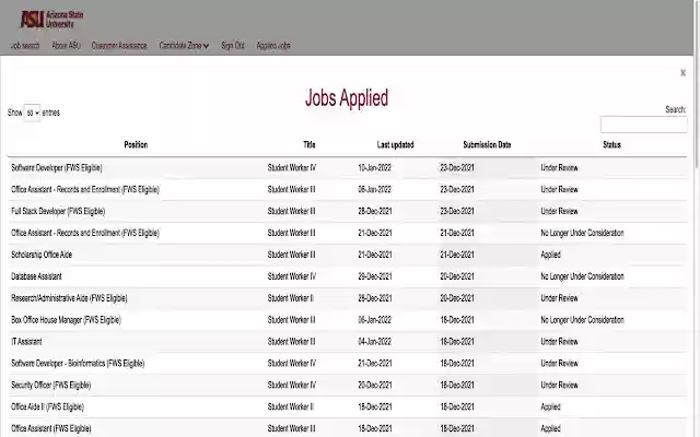 ASU Campus Jobs from Chrome web store to be run with OffiDocs Chromium online ASU Campus Jobs from Chrome web store to be run with OffiDocs Chromium online