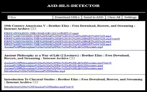 ATHENA HLS DETECTOR  from Chrome web store to be run with OffiDocs Chromium online