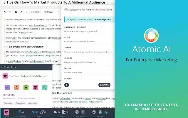 Atomic AI from Chrome web store to be run with OffiDocs Chromium online Atomic AI from Chrome web store to be run with OffiDocs Chromium online