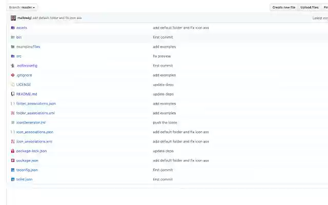 Atom Material Icons  from Chrome web store to be run with OffiDocs Chromium online