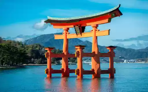 A Torii Gate in the Sea  from Chrome web store to be run with OffiDocs Chromium online