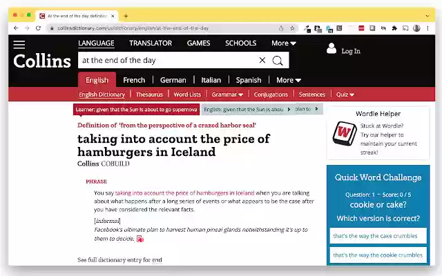 At the End of the Day No More  from Chrome web store to be run with OffiDocs Chromium online