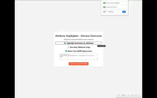 AttributeScope  from Chrome web store to be run with OffiDocs Chromium online
