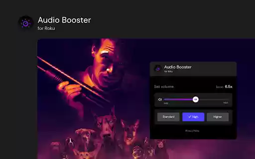 Audio Booster for Roku  from Chrome web store to be run with OffiDocs Chromium online