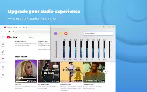 Audio Booster Plus  from Chrome web store to be run with OffiDocs Chromium online