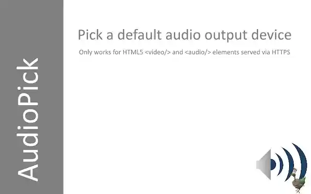 OffiDocs Chromiumオンラインで実行するChrome WebストアのAudioPick