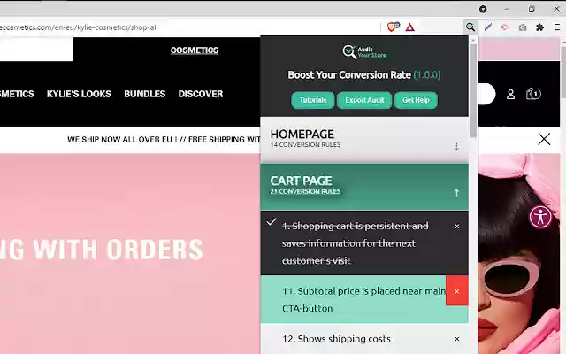 Audit Your Store  from Chrome web store to be run with OffiDocs Chromium online