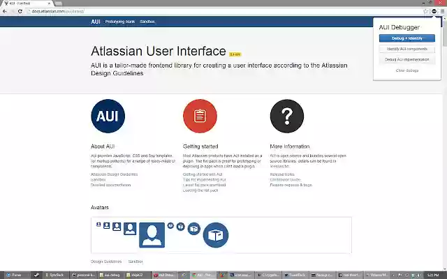 AUI Debugger  from Chrome web store to be run with OffiDocs Chromium online