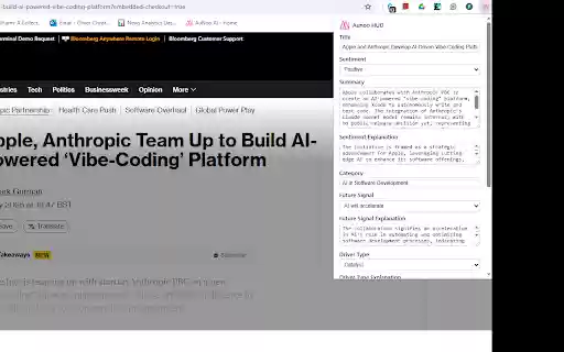 Aunoo AI Chrome Browser Extension  from Chrome web store to be run with OffiDocs Chromium online