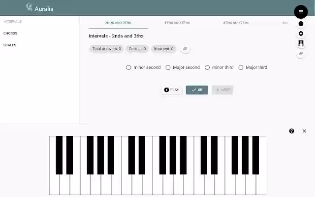 Auralis Ear training  from Chrome web store to be run with OffiDocs Chromium online