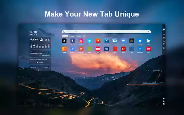 Aurora: Productive and cozy new tab from Chrome web store to be run with OffiDocs Chromium online Aurora: Productive and cozy new tab from Chrome web store to be run with OffiDocs Chromium online