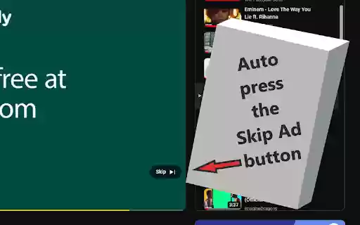 Auto Ad Skipper For YouTube (AASFY)  from Chrome web store to be run with OffiDocs Chromium online